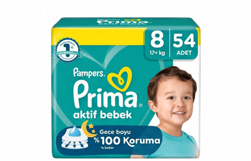 Bebek Bezi 8 Beden 17+ KG XXX Large 54 Adet Süper Ekonomik Pk