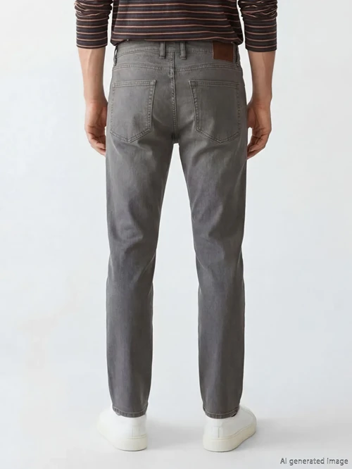 Kahverengi 779 Regular Fit Erkek Jean Pantolon
