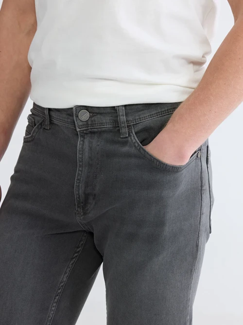 Gri 779 Regular Fit Erkek Jean Pantolon
