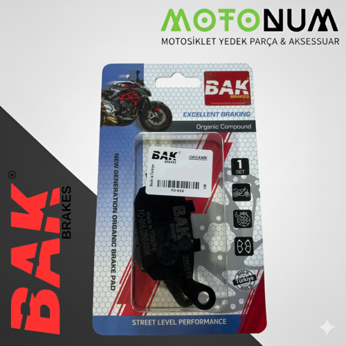 Honda Crf 1100 L Africa Twin Arka Fren Balata-Organik-Bak-(Yerli Üretim)-BK0122