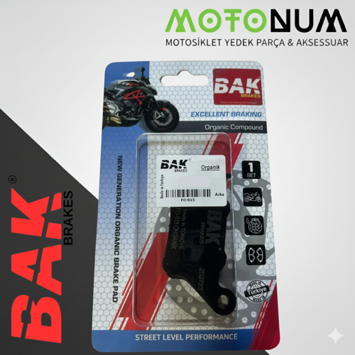 Bmw F 800 Gs Adventure Abs Arka Fren Balata-Organik-Bak-(Yerli Üretim)-BK0076