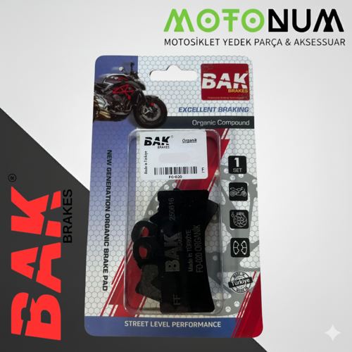 Bmw C 400 Gt Ön Fren Balata-Organik-Bak-(Yerli Üretim)-BK0139