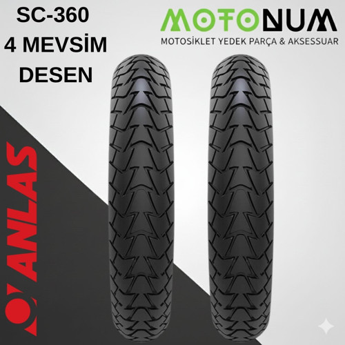 Motolux Rossı Rs 50 Ön Ve Arka Lastik Takımı -Sc360-4 Mevsim- Lst00119