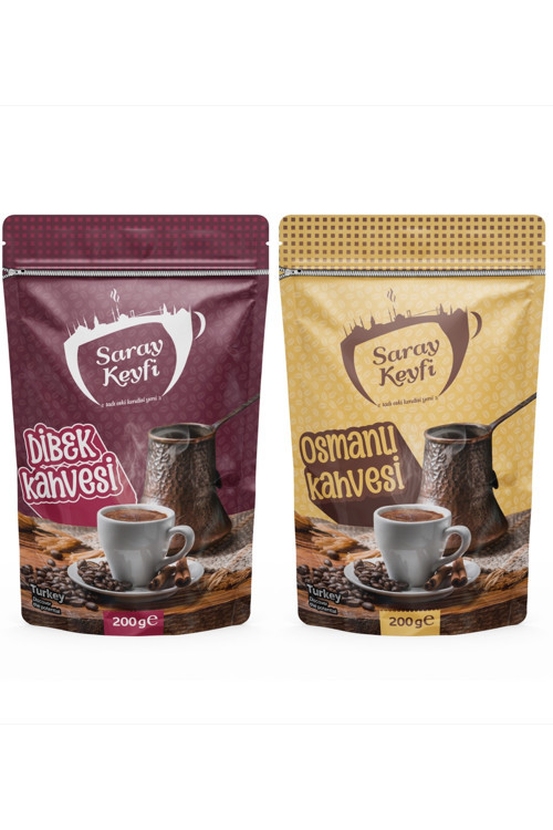 2’Li Set-Dibek Kahvesi 200 gr+Osmanlı Kahvesi 200 gr