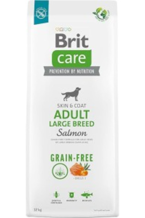 Adult Large Breed, Deri Ve Tüy Hassasiyeti Olan, Büyük Irk - Yetişkin Köpekler İçin, Tahıl