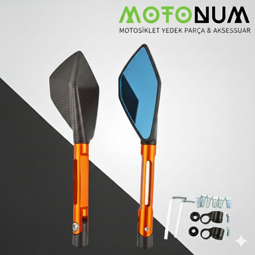 Dohan S9 C Modifiye Ayna-Turuncu Renk-A53013