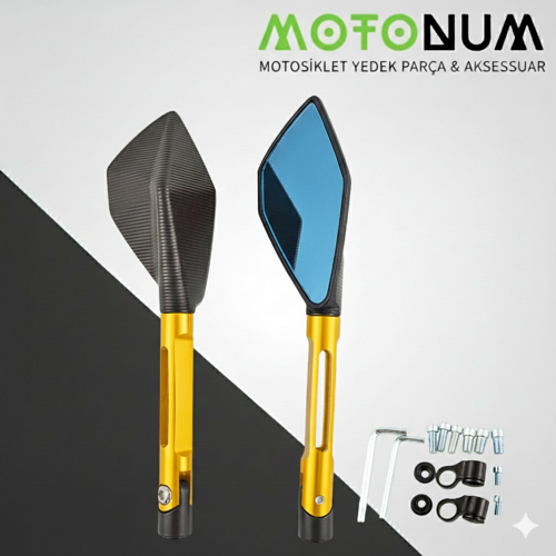 Kuba Master Mt 50 Modifiye Ayna-Sarı Renk-A32945