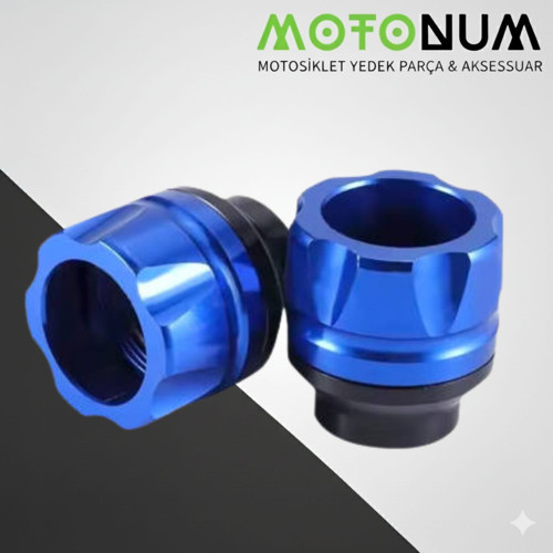 Fcm R9 50 Ön Teker Muhafaza Takozu-Mavi-Mkm28385