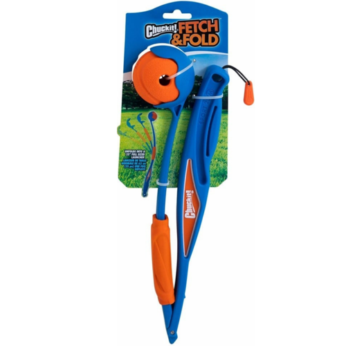 ! Fetch & Fold Katlanabilir Top Fırlatıcı Fetch Ball Hediyeli