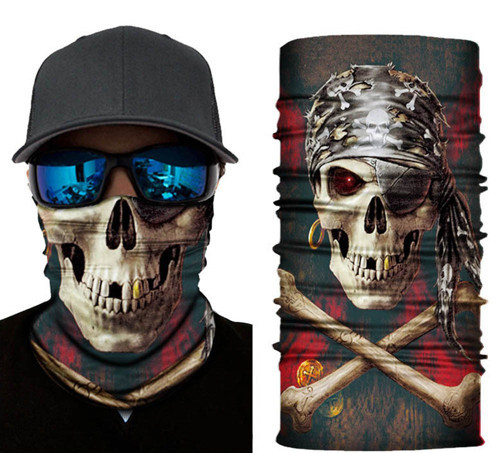Motorcu Boyunluk Baf Buff Bandana 25x48 cm Model 2 (4604)