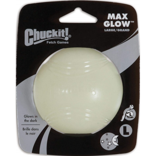 ! Max Glow Gece Parlayan Köpek Oyun Topu Büyük Boy