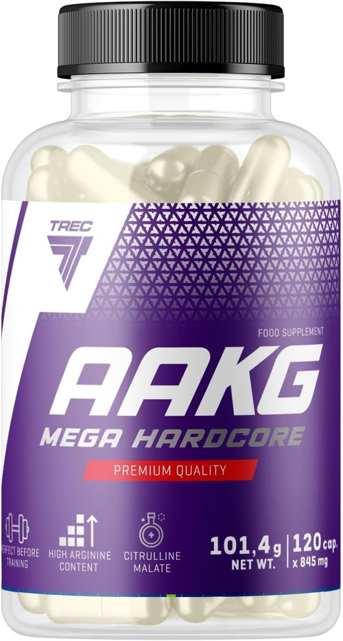 AAKG Nitric Oxide L-Arginine L-Citrulline Pump 120 Caps