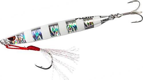 Metal Cast 30gr Shore Jig Yem MT04 Zebra Glow