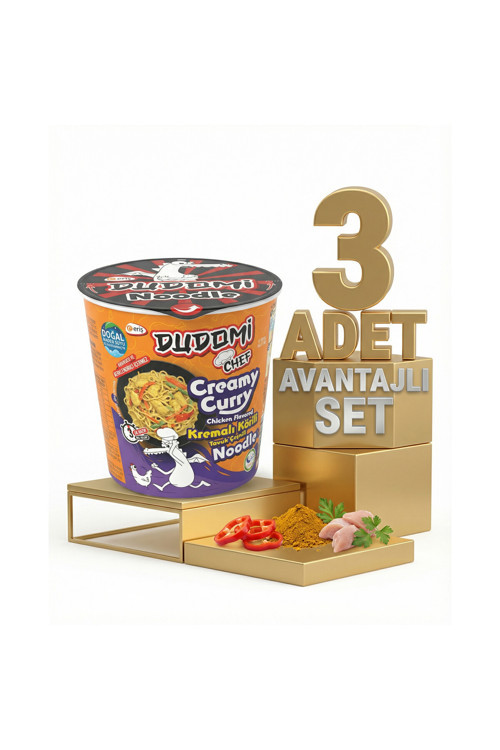 Bardak Kremalı Körili Tavuk 3x80 Gr