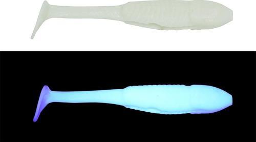 Muçi 9cm 5 Adet Silikon Yem UV Beyaz Glow
