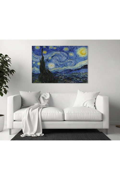 Yıldızlı Gece Kanvas Tablo, Van Gogh Tablo