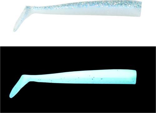 Sargan 10cm 3 Adet Silikon Yem UV Mavi