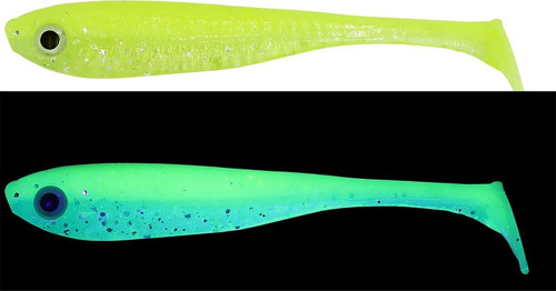 Kılçık 7cm 5 Adet Silikon Yem UV Limon