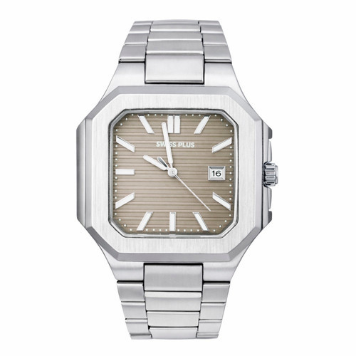 Erkek Kol Saati - Signature Collection - Model-6 RS23146 Beige/Silver