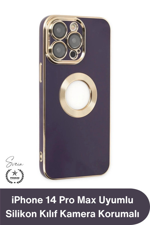 #Kılıf iPhone 14 Pro Max Uyumlu Silikon Kılıf Darbe Korumalı Kamera Lens Çerçeveli Esnek Yumuşak Dok