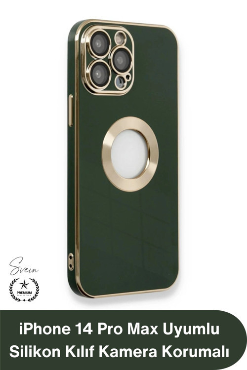 #Kılıf iPhone 14 Pro Max Uyumlu Silikon Kılıf Darbe Korumalı Kamera Lens Çerçeveli Esnek Yumuşak Dok