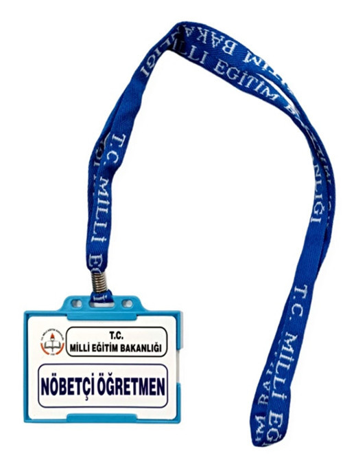 Nöbetçi Öğretmen Yaka Kartı İpli - 2 adet