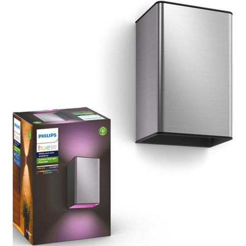 Resonate Dış Mekan Duvar Lambası 2x8W - Inox