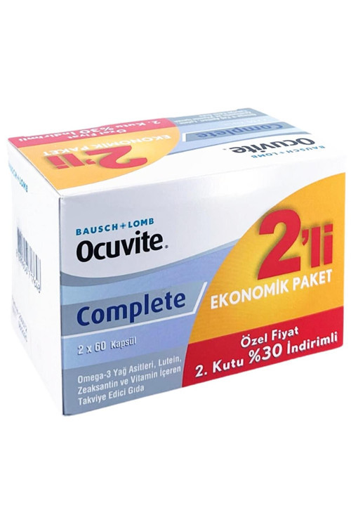 Ocuvite Complete 2 Li Ekonomik Paket 2 x 60 Kapsül
