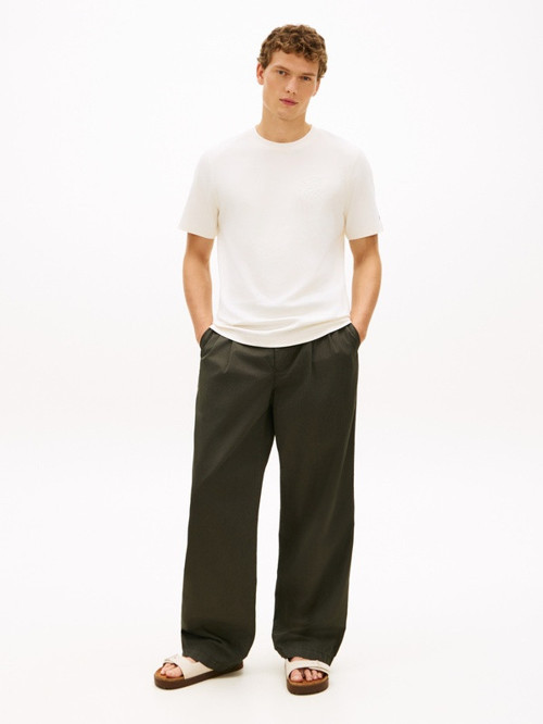 SCRIPT LIGHT INTERLOCK TEE Erkek Sarı T-Shirt - MW0MW42391
