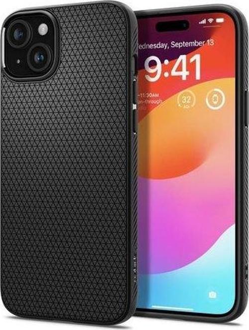 Apple iPhone 15 Plus Kılıf Liquid Air Matte Black - ACS06650