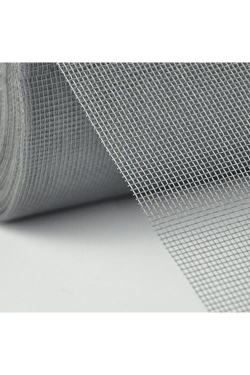Fiberglass 120 Cm X 30 Mt (1 TOP = 36 M²) Ebatlarında Menteşeli Sineklik Tülü Gri Renk