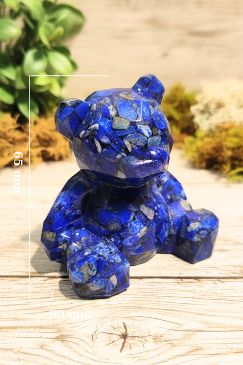 Sertifikalı Lapis Doğal Taşlı Ayıcık