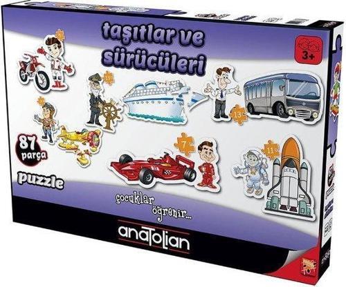 7463 Taşıtlar ve Sürücüleri 87 Parça Puzzle