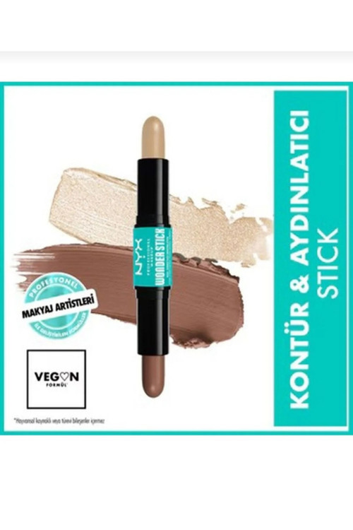wonder stick çift taraflı krem kontür &Aydınlatıcı Stick Universal light 02