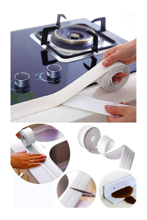 Yüksek Kalite Su Sızdırmaz Lavabo Tezgah Küvet Duş Banyo Mutfak Pencere İzolasyon Bant 3,2 m x 38mm