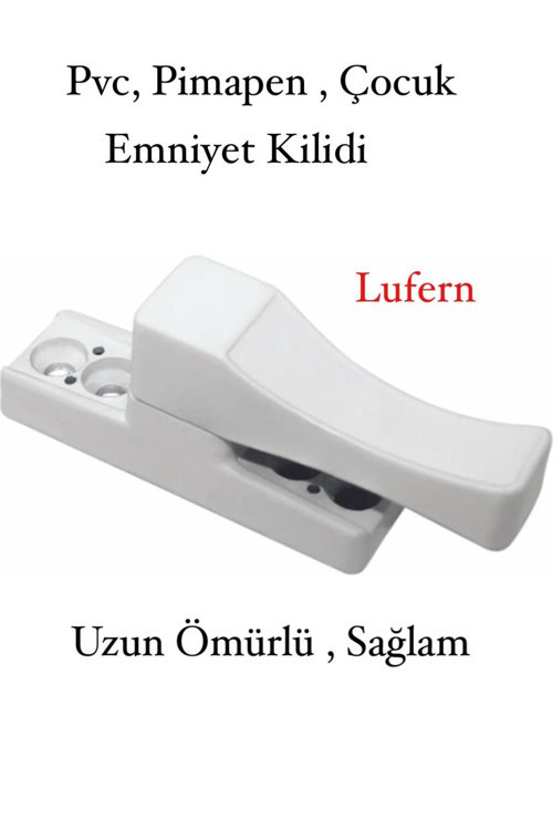 Pvc Pimapen Pencere Cam Balkon Kapısı Çekmeli Plastik Güvenli Çocuk Bebek Emniyet Kilidi