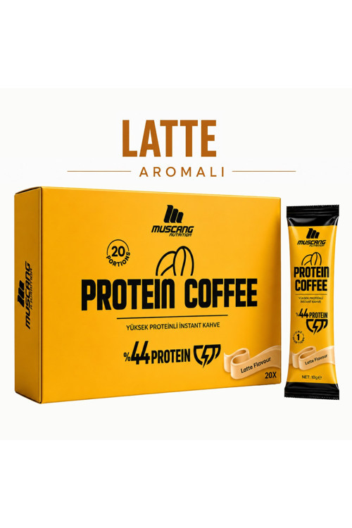 Protein Coffee Latte Aromalı 10 Gr x 20 Servis 200 Gr Yüksek Proteinli Kahve