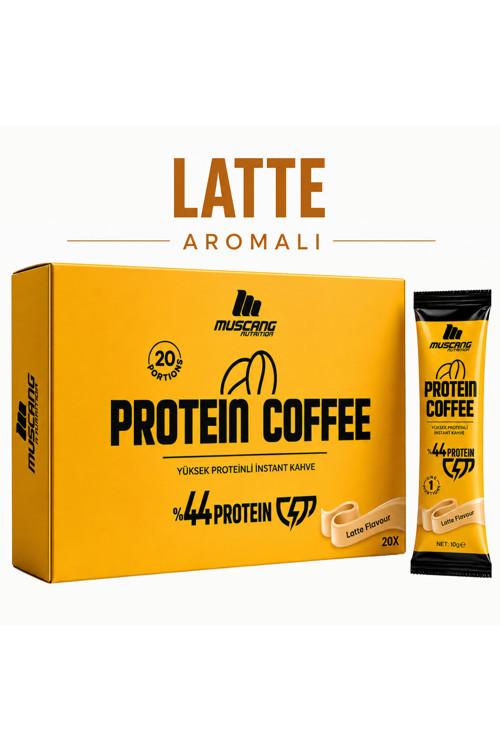Protein Coffee Latte Aromalı 10 Gr x 20 Servis 200 Gr Yüksek Proteinli Kahve