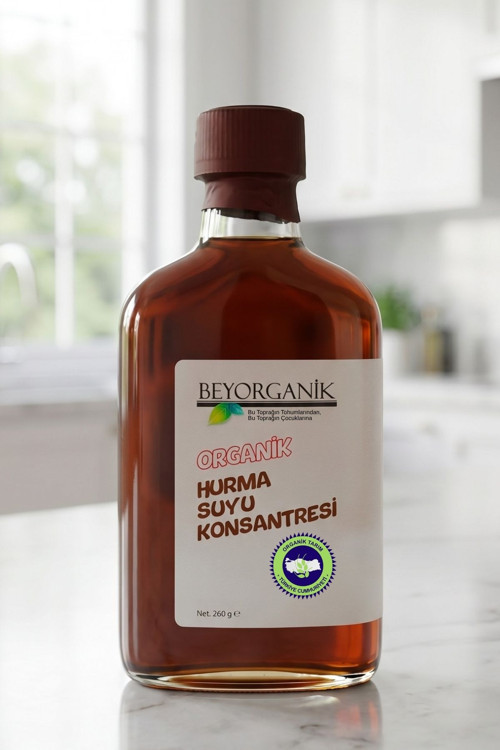 Organik Hurma Suyu Konsantresi 260 gr (PESTİSİT ANALİZLİ)