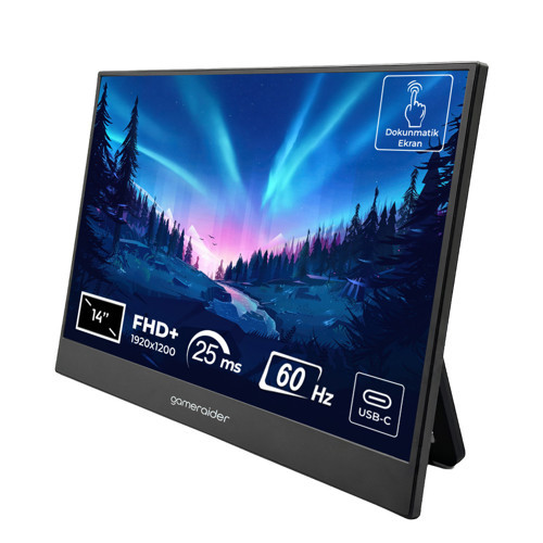 P14 Touch 14 inç 60Hz Full HD+ IPS Dokunmatik Taşınabilir Monitör