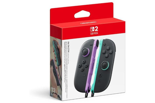 Switch 2 JoyCon Oyun Kolu Açık Mor / Açık Yeşil