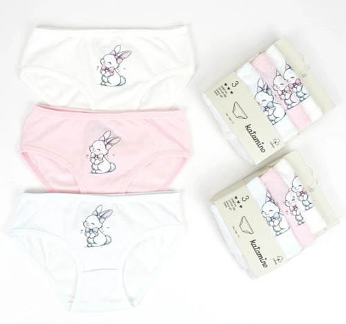 Tavisan 3lü Kız Slip Set K128668 Karışık Renk