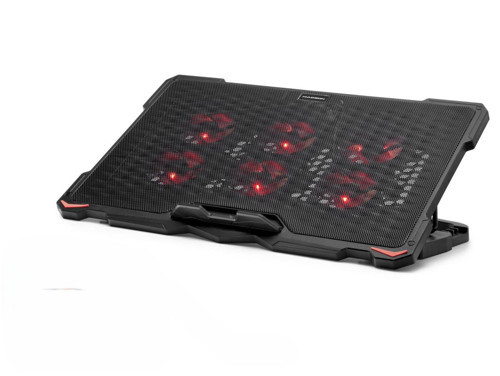Laptop Soğutucu 6 Fan Led - Siyah HDX4255