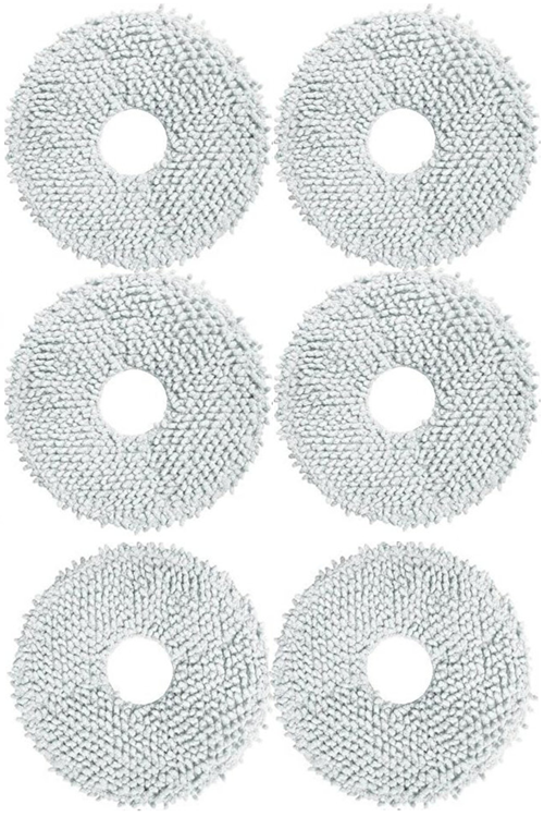 Roborock QRevo Curv 2 Pro Uyumlu Mikrofiber Mop Paspas 6 Adet