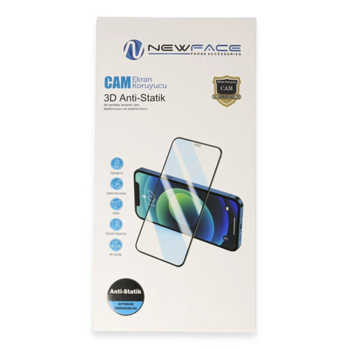 İphone 17 3D Antistatik Cam Ekran Koruyucu