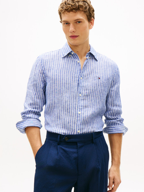 LINEN BENGAL STRIPE