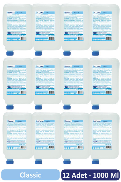 1000ml Standart Köpük Sabun 12 Adet - Eko Paket