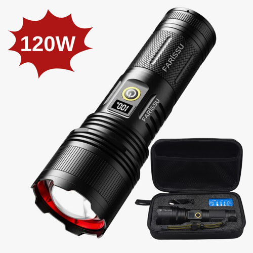 Gold K ama B503 – 120W 12000 Lümen 8800 mAh Pil, 2000m Menzil, Zumlanabilir, LCD Ekranlı