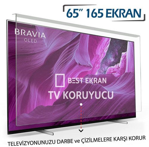 Hauzen 65TP5000 Tv Ekran Koruyucu - Hauzen 65" inç 165 Ekran QLED 4K Ultra Hd Whaleos Tv
