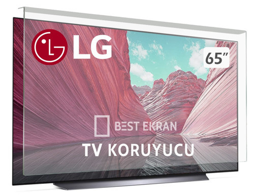 LG OLED65B65LA TV EKRAN KORUYUCU - Lg 65" inç Uydu Alıcılı 4K Ultra HD Smart webOS OLED TV KIRILMAZ paneli
